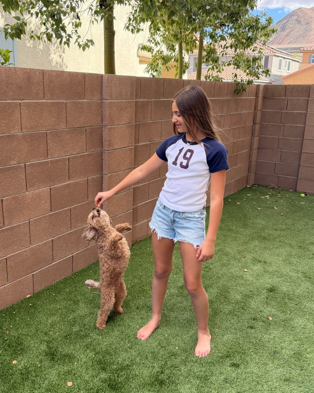 Women's Signature 19 Raglan Baby T-Shirt - Navy/Maroon