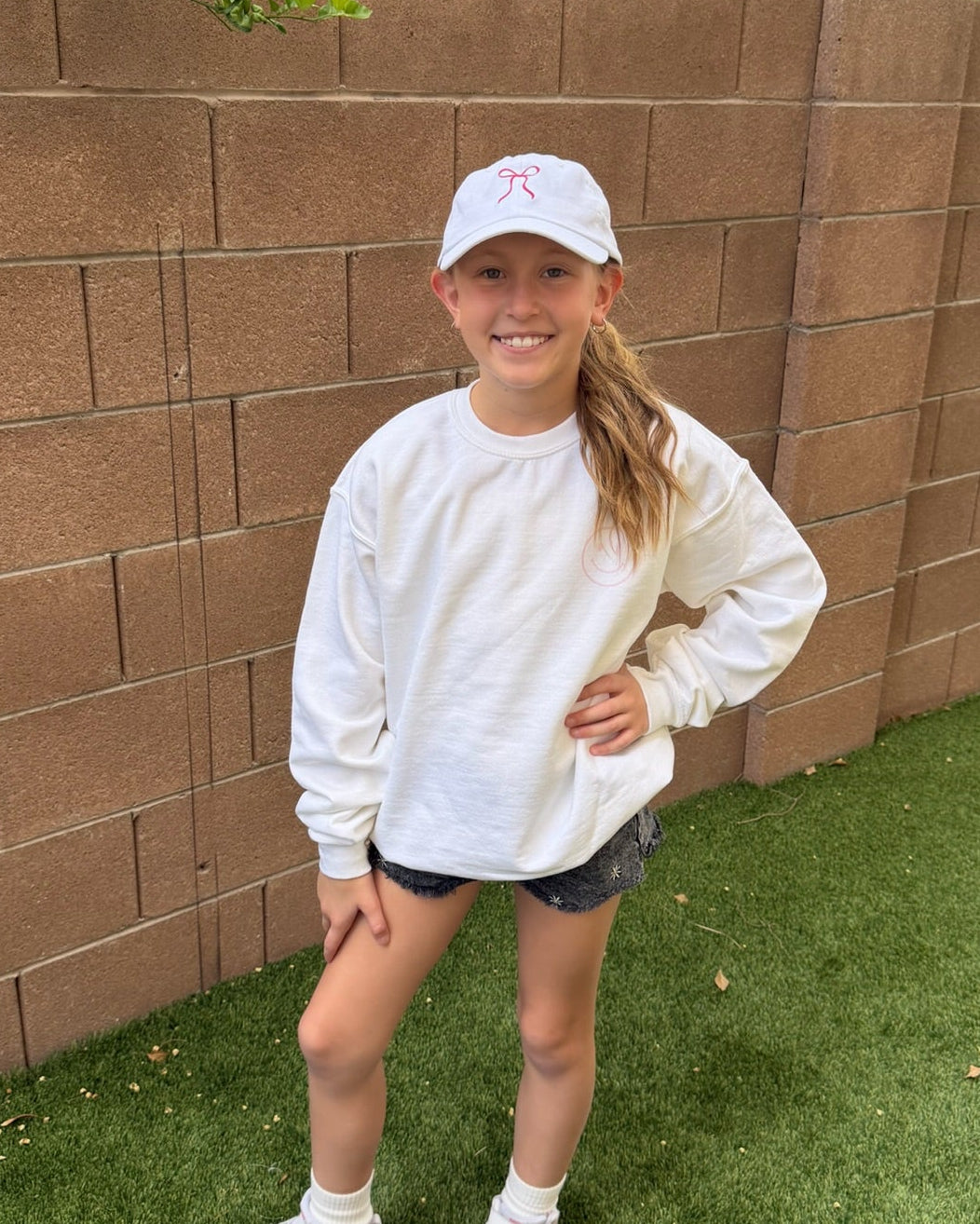 Kids' Be Kind Graphic Crewneck - Pink