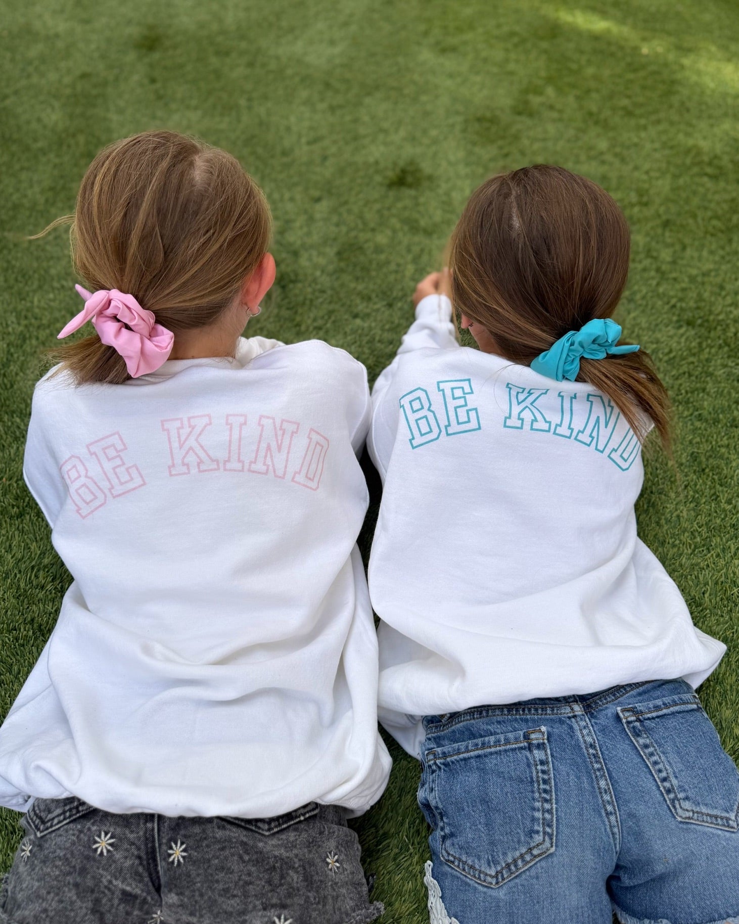 Teal Bow Scrunchie