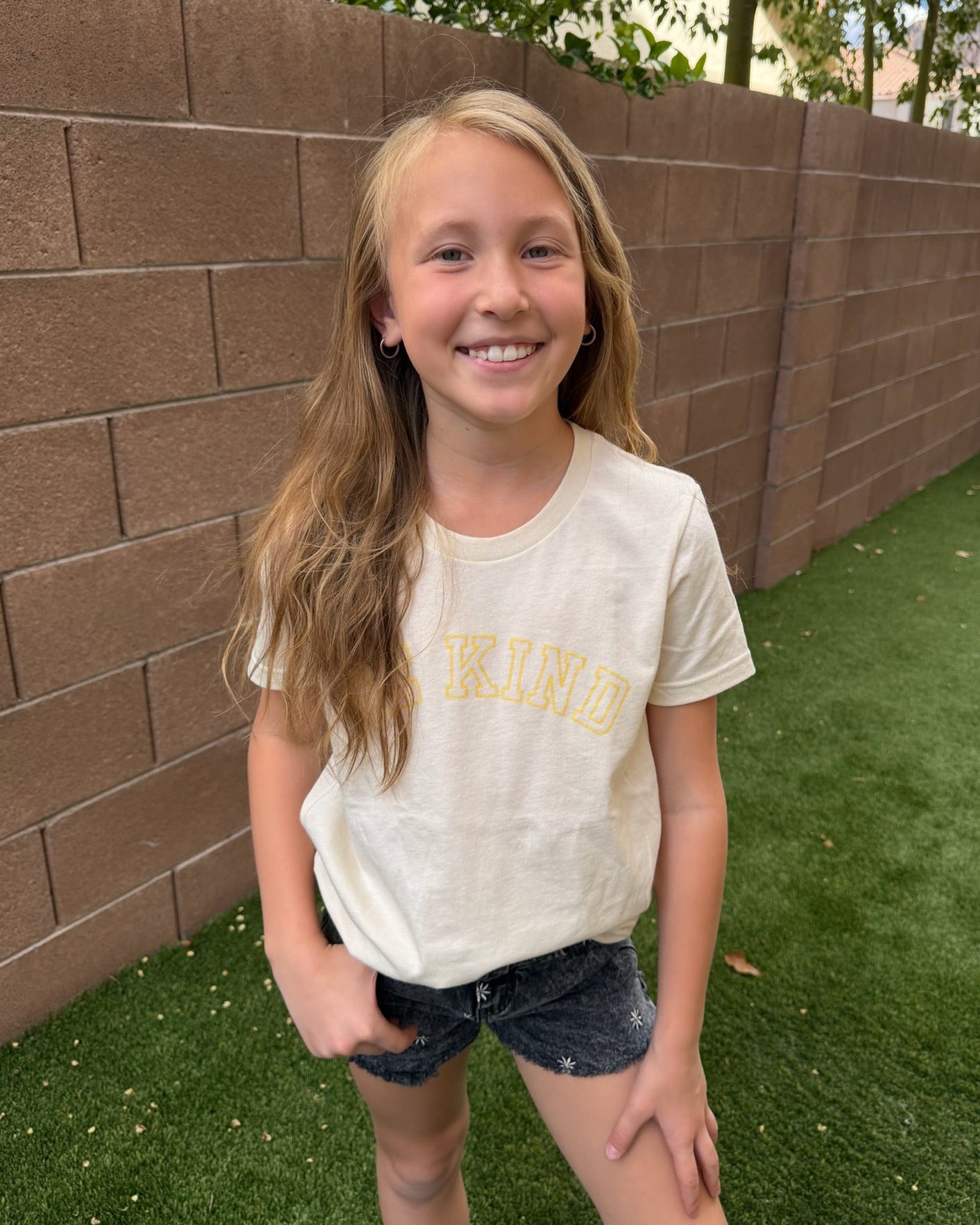 Kids' Be Kind T-Shirt - Yellow