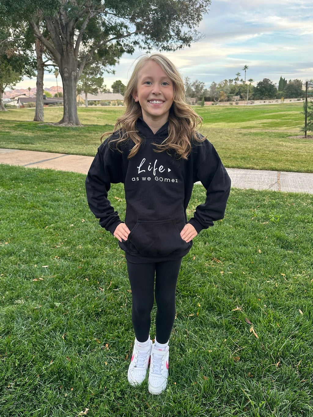 PLAY Kids’ Hoodie - White Print