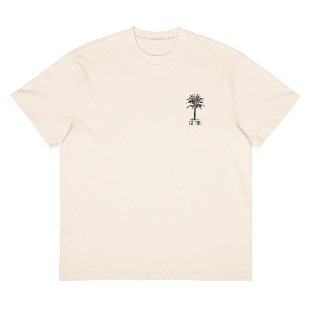 Men’s Coastal Palm Tree Boxy T-Shirt