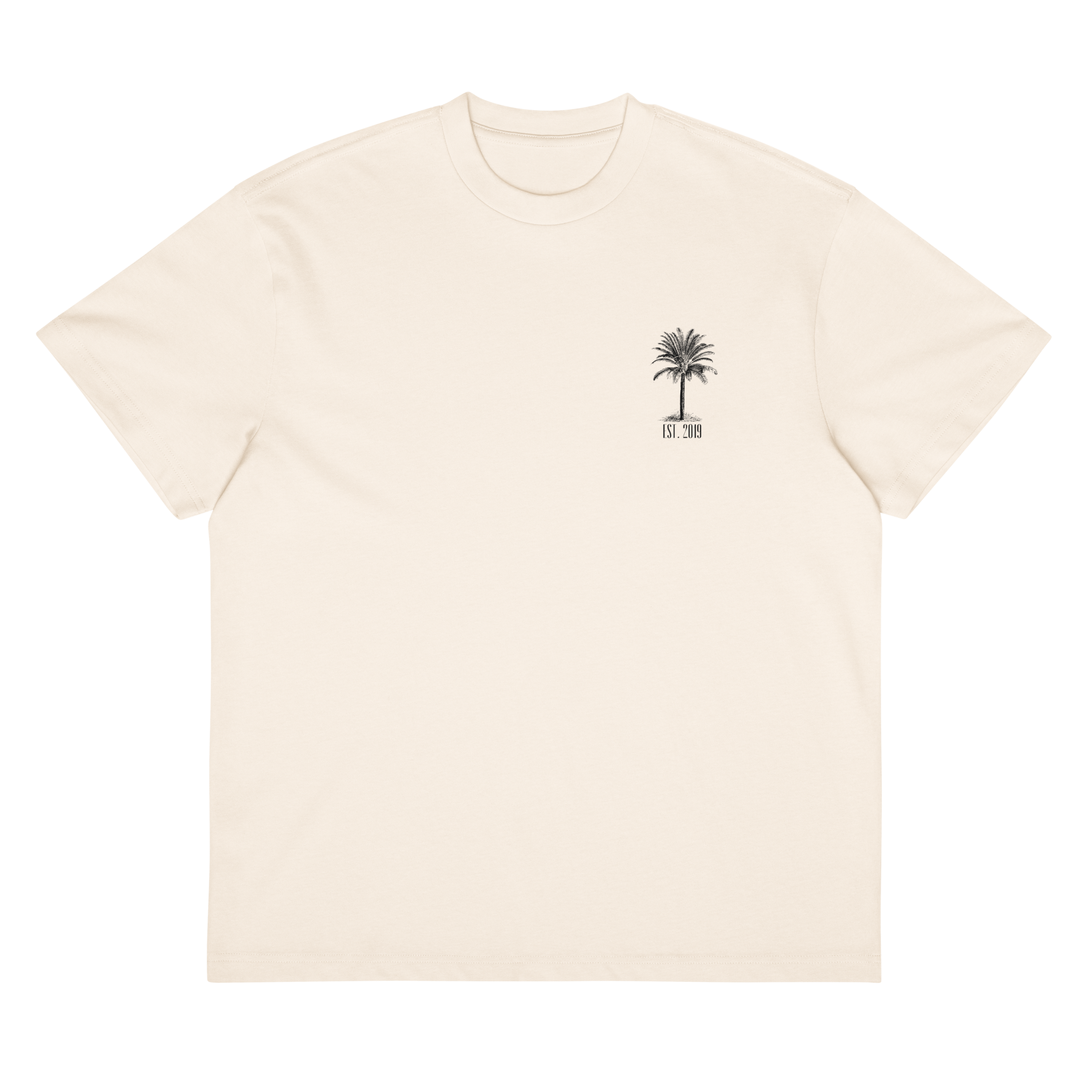 Men’s Coastal Palm Tree Boxy T-Shirt