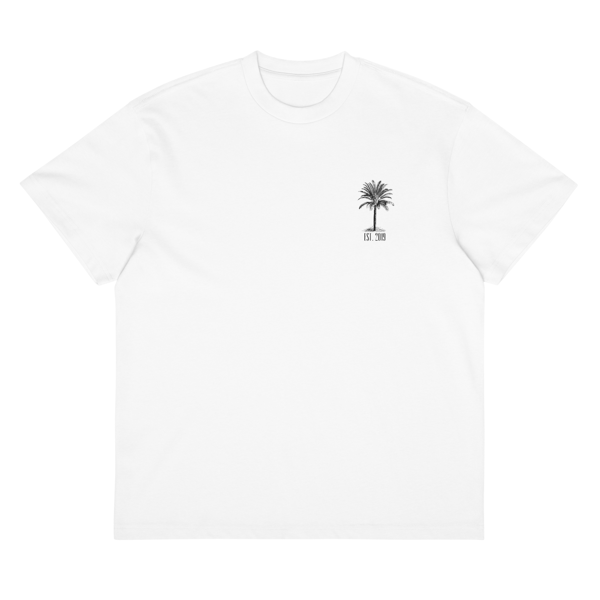 Men’s Coastal Palm Tree Boxy T-Shirt