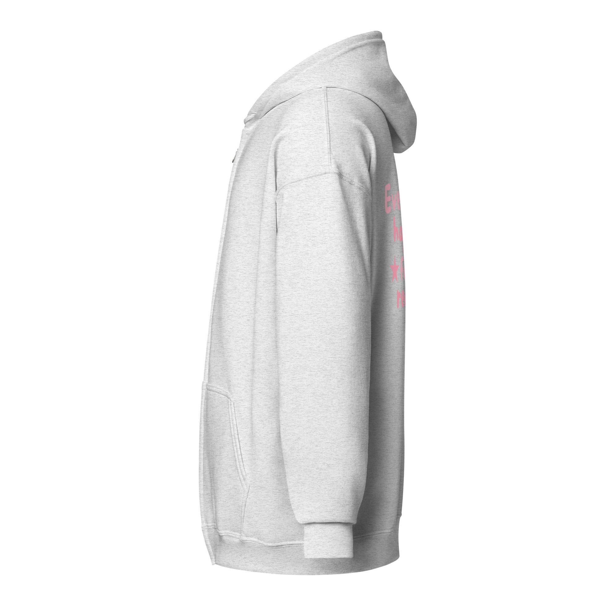Adult Graphic EHFAR Zip-Up Hoodie - All Pink